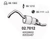 ASSO 02.7012 (027012) End Silencer