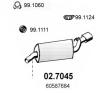 ASSO 02.7045 (027045) End Silencer