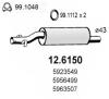 ASSO 12.6150 (126150) Middle Silencer
