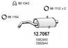 ASSO 12.7067 (127067) End Silencer