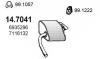 ASSO 14.7041 (147041) End Silencer