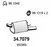 ASSO 34.7079 (347079) End Silencer