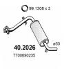 ASSO 40.2026 (402026) Front Silencer