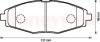 BENDIX 572402B Brake Pad Set, disc brake