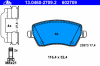 ATE 13.0460-2709.2 (13046027092) Brake Pad Set, disc brake