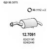 ASSO 12.7091 (127091) End Silencer