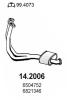 ASSO 14.2006 (142006) Front Silencer