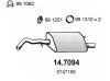 ASSO 14.7094 (147094) End Silencer