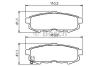 BOSCH 0986494319 Brake Pad Set, disc brake