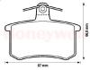 BENDIX 571350B Brake Pad Set, disc brake