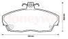 BENDIX 571438B Brake Pad Set, disc brake