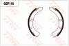 TRW GS7116 Brake Shoe Set; Brake Shoe Set, parking brake