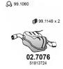 ASSO 02.7076 (027076) End Silencer
