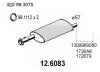 ASSO 12.6083 (126083) Middle Silencer