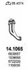 ASSO 14.1065 (141065) Exhaust Pipe