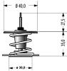 QUINTON HAZELL QTH600K Thermostat, coolant