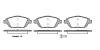 ROADHOUSE 21392.00 (2139200) Brake Pad Set, disc brake