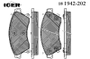ICER 181942-202 (181942202) Brake Pad Set, disc brake
