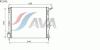 AVA QUALITY COOLING RT2476 Radiator, engine cooling