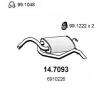 ASSO 14.7093 (147093) End Silencer