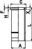 KOLBENSCHMIDT 89599110 Cylinder Sleeve
