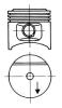 KOLBENSCHMIDT 93677600 Piston