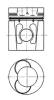 KOLBENSCHMIDT 94448600 Piston