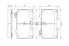 BOSCH 0986424640 Brake Pad Set, disc brake