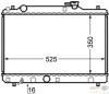 BEHR 8MK376724-581 (8MK376724581) Radiator, engine cooling