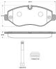 NK 222382 Brake Pad Set, disc brake