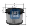 UFI 26.688.00 (2668800) Fuel filter