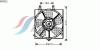 AVA QUALITY COOLING DN7522 Fan, radiator