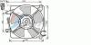 AVA QUALITY COOLING DW7519 Fan, radiator