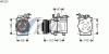 AVA QUALITY COOLING HYK123 Compressor, air conditioning