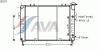 AVA QUALITY COOLING JE2037 Radiator, engine cooling