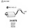 ASSO 34.6078 (346078) Middle Silencer