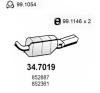 ASSO 34.7019 (347019) End Silencer