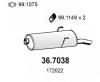 ASSO 36.7038 (367038) End Silencer