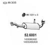 ASSO 52.6001 (526001) Middle Silencer
