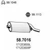 ASSO 58.7016 (587016) End Silencer