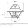 BEHR THERMOT-TRONIK TX2487D Thermostat, coolant