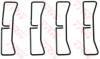 TRW PFK541 Accessory Kit, disc brake pads