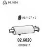 ASSO 02.6020 (026020) Middle Silencer