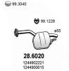 ASSO 28.6020 (286020) Middle Silencer
