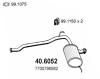 ASSO 40.6052 (406052) Middle Silencer