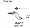 ASSO 58.6019 (586019) Middle Silencer