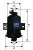 UFI 31.557.00 (3155700) Fuel filter