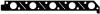 AJUSA 13184700 Gasket, intake/ exhaust manifold