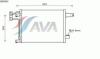 AVA QUALITY COOLING JEA5049 Condenser, air conditioning