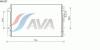 AVA QUALITY COOLING KA5157 Condenser, air conditioning